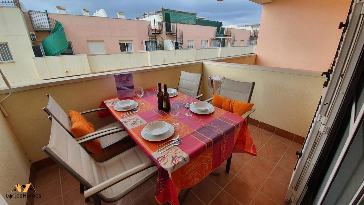 Lyrioshomes Beach Roquetas De Mar , Piscina Y Parque Infantil ภายนอก รูปภาพ